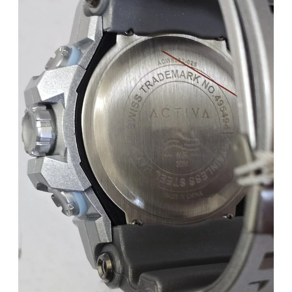 Activa X Invicta Digital Summit Unisex Watch 50mm Silver ACW8082-025 Brand New